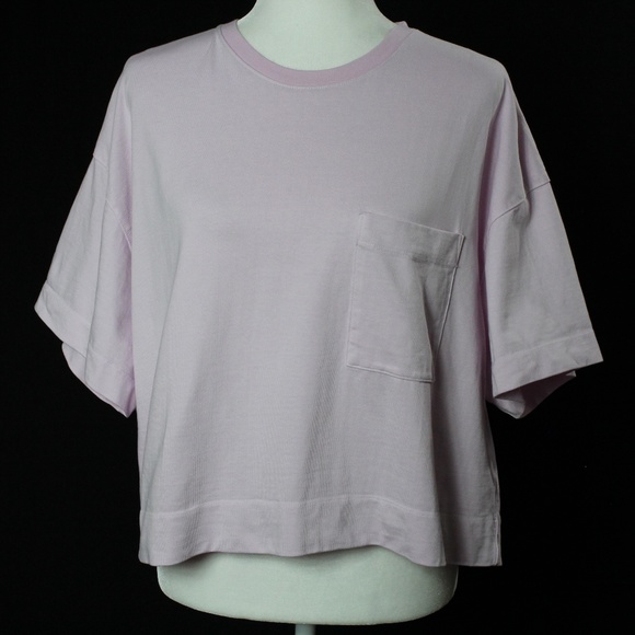 Athleta Tops - Athleta | Light Pink Classic Cropped Top | Sz M